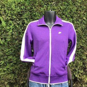 Nike Retro {{Medium}} Purple Women’s Zip Up Jacket